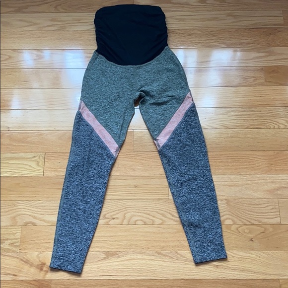 Beyond Yoga Pants - Beyond Yoga Tri Panel Spacedye Maternity Leggings